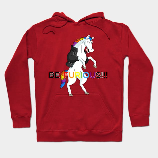 Be furious!!! Hoodie by Teesbyhugo